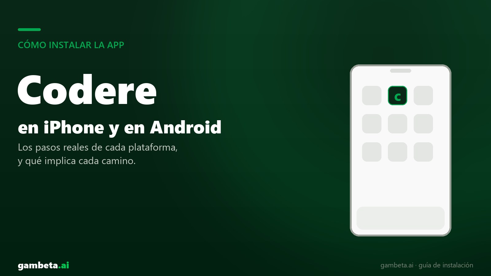 How to download and install the Codere app on iPhone and Android