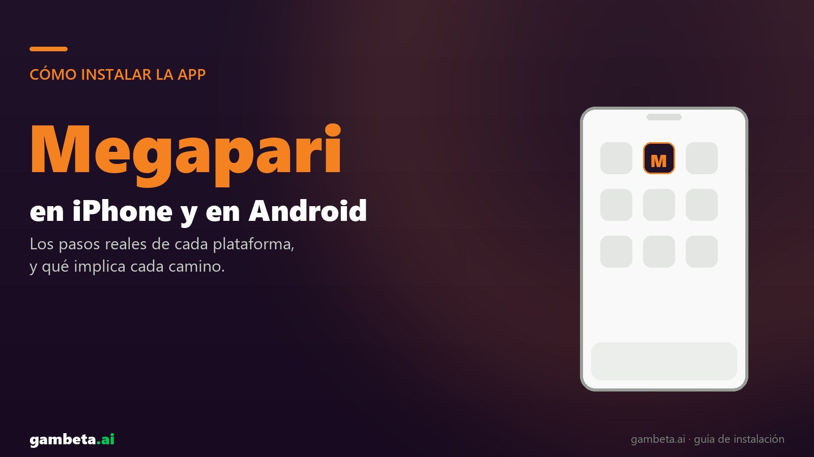 So lädst und installierst du die App von Megapari auf iPhone und Android
