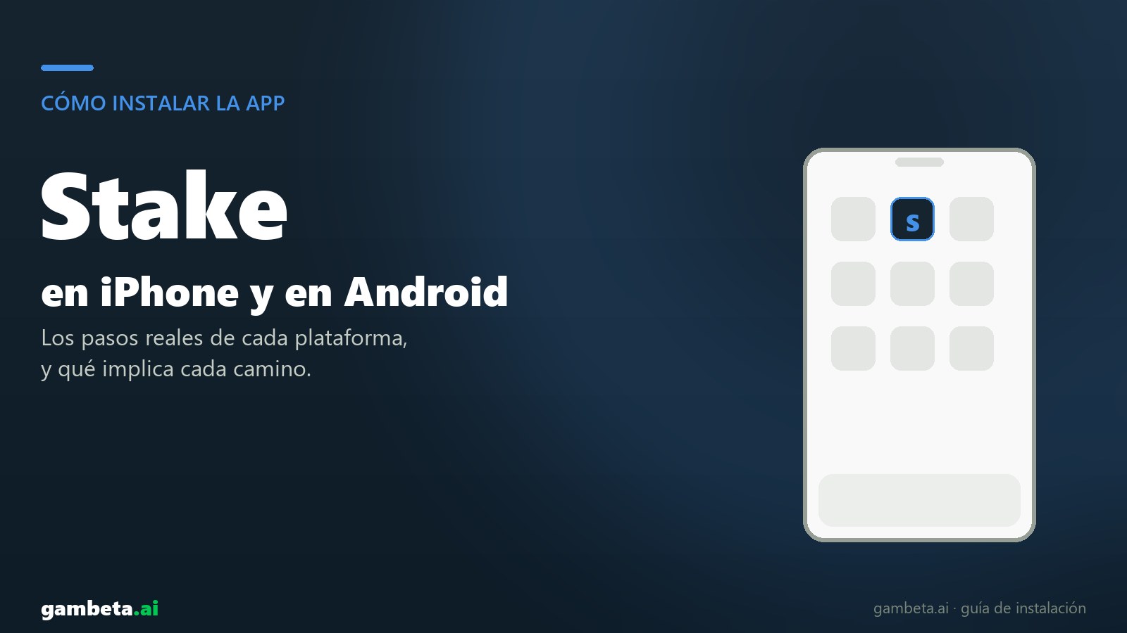 So lädst und installierst du die App von Stake auf iPhone und Android