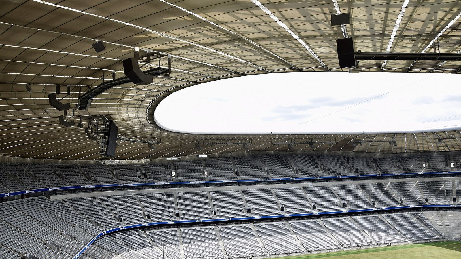 Allianz Arena, Heimat des FC Bayern  das Bundesliga-Team, das die KI von gambeta am besten liest