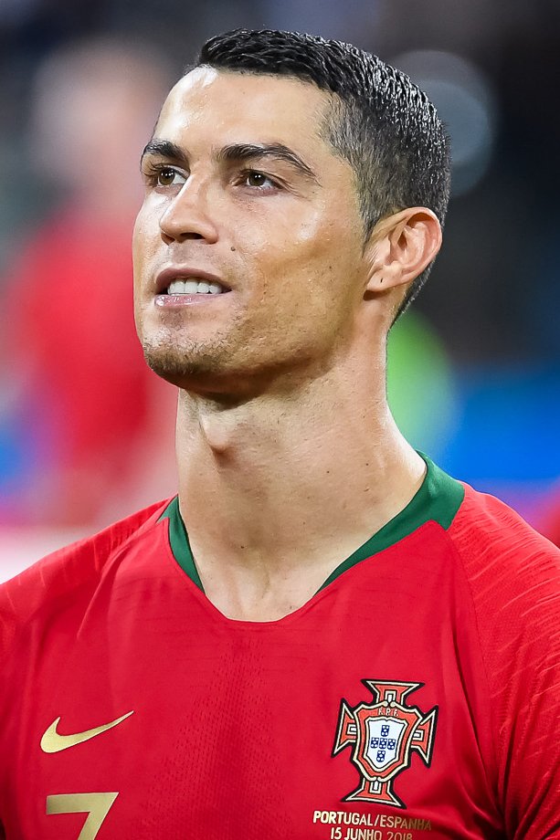 Cristiano Ronaldo con la camiseta de Portugal