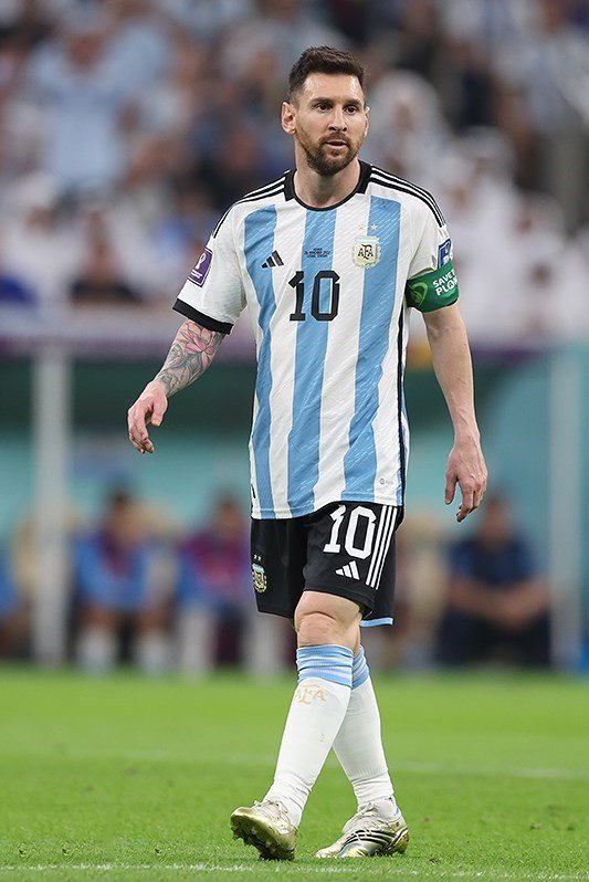 Lionel Messi con la camiseta argentina #10