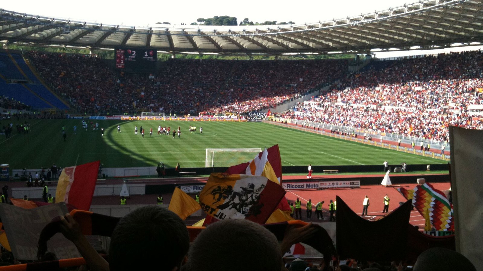 Stadio Olimpico, casa della Roma  la squadra di Serie A che l'IA di gambeta legge meglio