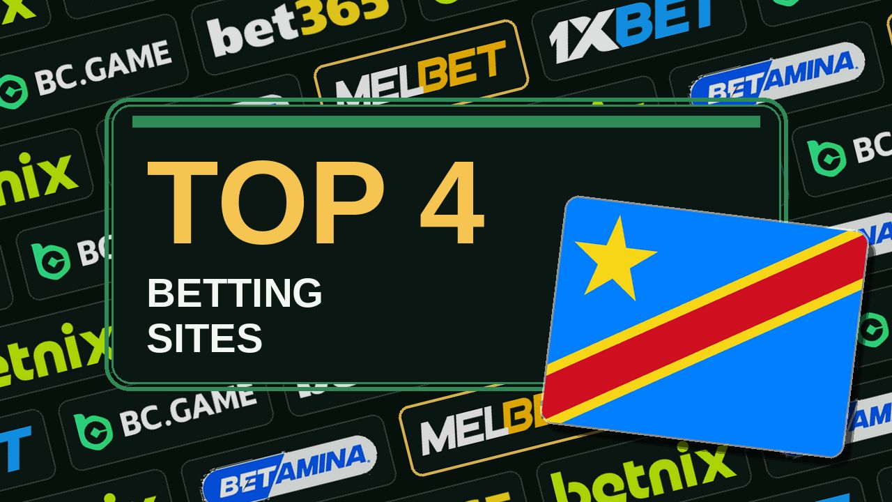 Top 4 des sites de paris : Congo-Kinshasa