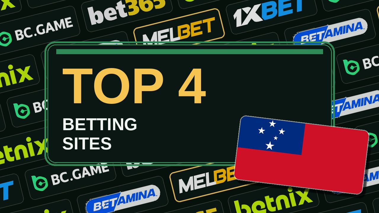 Top 4 betting sites in Samoa