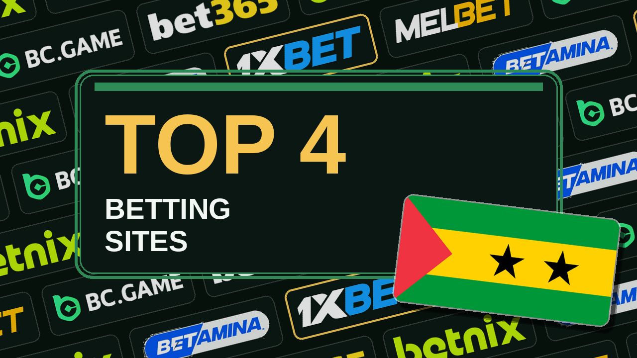 Top 4 casas de apostas: São Tomé e Príncipe